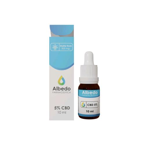 CBD-CBD Oil - Capsule - ALBEDO FARMACEUTICA - OLIO CBD 5% - 10ML - Idrogrow