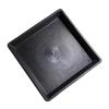 SOTTOVASO QUADRATO IN PLASTICA  BASE 18X18 CM (PER VASO 6L)