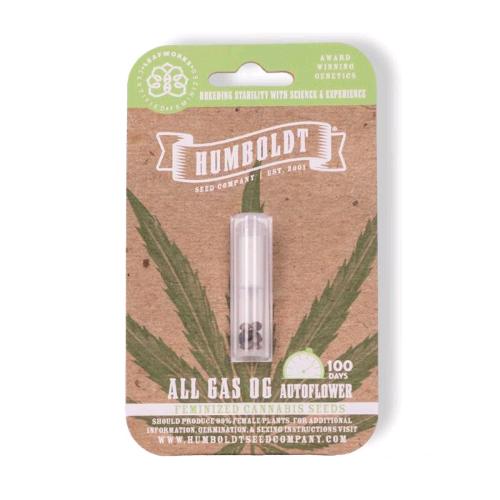 HUMBOLDT SEED COMPANY - ALL GAS OG AUTO - 5 SEEDS