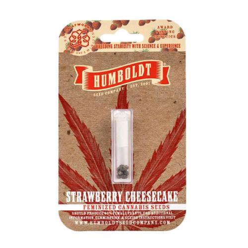 HUMBOLDT SEED COMPANY - STRAWBERRY CHEESECAKE FEM - 3 SEMI