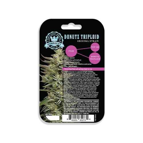 HUMBOLDT SEED COMPANY - DONUTS TRIPLOID FEM - 10 SEEDS