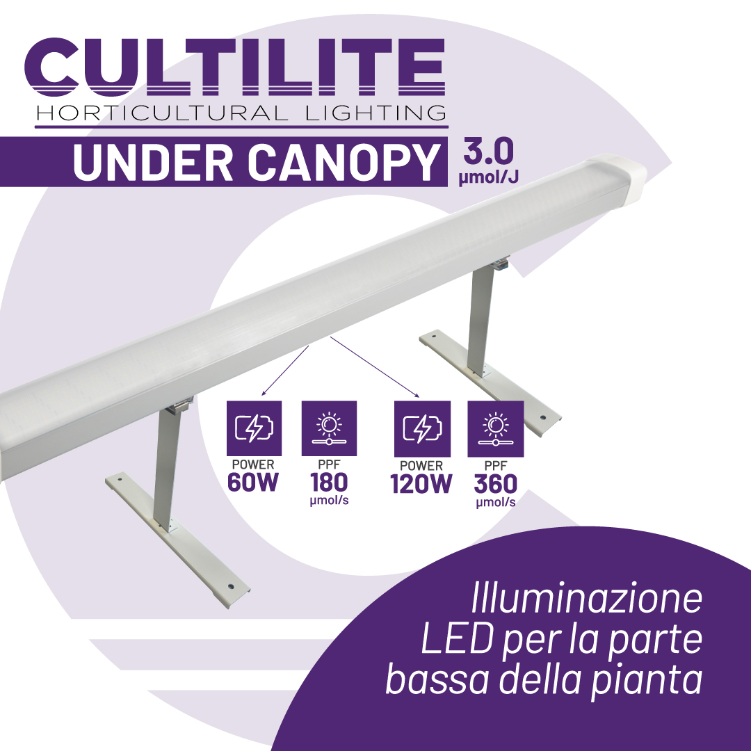 Scopri le nuove lampade UNDER CANOPY di Cultilite