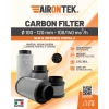 AIRONTEK - FILTRO ODORI  MADE IN ITALY - Ø100 - 120MM - 100/140 M3/H 