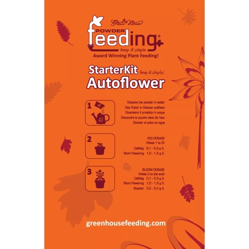 POWDER FEEDING - AUTOFLOWER STARTER KIT 
