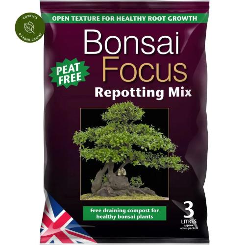 GROWTH TECHNOLOGY - BONSAI FOCUS REPOTTING MIX PEAT FREE 3L