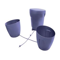 AUTPOPOT - KHORIS WATERING SYSTEM COMPLETE KIT - BLACKBERRY COLOR 