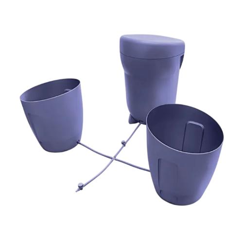 AUTPOPOT - KHORIS WATERING SYSTEM COMPLETE KIT - BLACKBERRY COLOR 