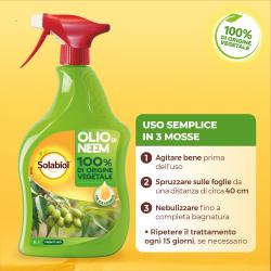 SOLABIOL - FREE OLIO DI NEEM PRONTO ALL'USO - 1 LT