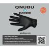 QNUBU - BOX OF PROFESSIONAL TEXTURED NITRILE GLOVES 200pcs - SIZE XL DIAMOND