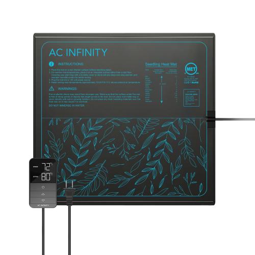 AC INFINITY - SUNCORE H5 SEEDING HEAT MAT WITH HEAT CONTROLLER IP-67 WATERPROOF  20" x 20.75"