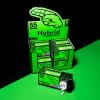 HYBRID - DISPLAY 440 - FILTERS SLIM - Ø 6.4 mm X 30 mm - 1 BOX 440 PCS ( 55 PCS X 8 PACKS )