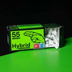 HYBRID - DISPLAY 440 - FILTERS SLIM - Ø 6.4 mm X 30 mm - 1 BOX 440 PCS ( 55 PCS X 8 PACKS )