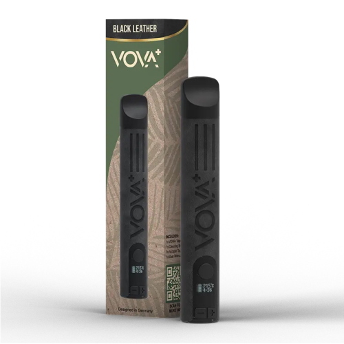VOVA PLUS - VAPORIZZATORE VOLKS - PELLE NERA - NEW