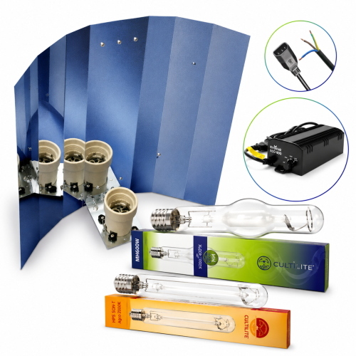LIGHT KIT HPS MH CULTILITE 600W MH + SYLVANIA 600W HPS