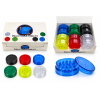 GRINDER PLASTICA 60MM COLORI MISTI (SCATOLA DA 12 PEZZI)