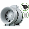 VENTS - TTRV 100 - ASPIRATORE 145-187 M³/H - 27-36 DBA - SPINA SHUCKO
