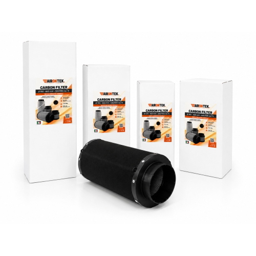  AIRONTEK - CARBON FILTER  MADE IN ITALY -  (/) 150 - 400MM - 500 M3/H 