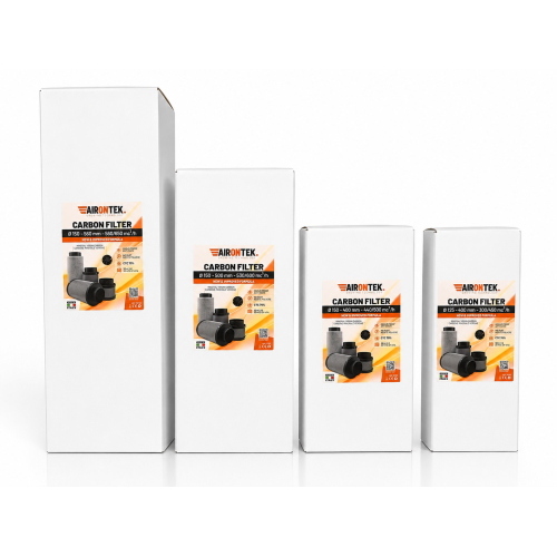 AIRONTEK - FILTRO ODORI  MADE IN ITALY -  (/) 150 - 650MM - 650 M3/H 
