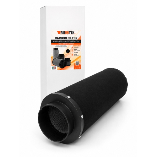 Filtro odori Airontek �150 x 650 mm 650 m3 h Made in Italy