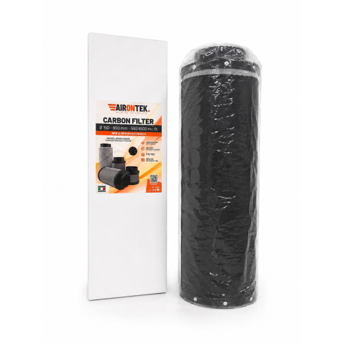 AIRONTEK - FILTRO ODORI  MADE IN ITALY -  (/) 150 - 650MM - 650 M3/H 