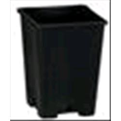 BESPORTBLE 2 Sottovasi Quadrati In Plastica Per Piante, 30x30x4.1 Cm, Vassoio Antigoccia Nero, Resistente Ai Raggi UV