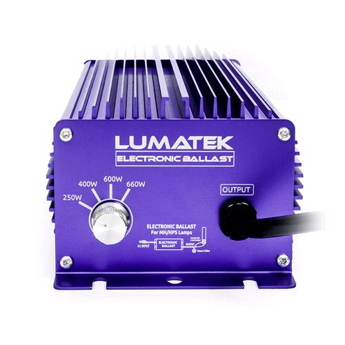 E-BALLAST LUMATEK DIM. 600W (250W - 400W -  600W - 600W SUPER LUMEN)