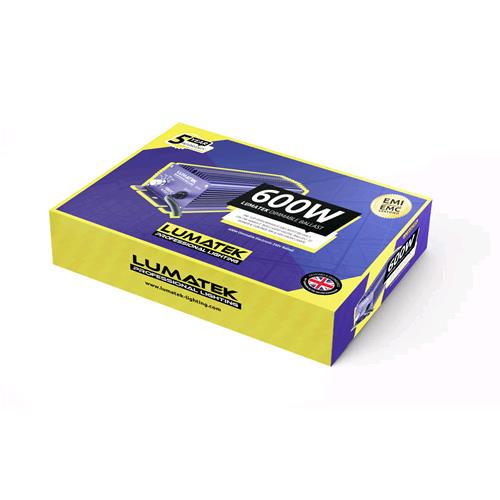 E-BALLAST LUMATEK DIM. 600W (250W - 400W -  600W - 600W SUPER LUMEN)