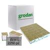 GRODAN ROCKWOOL CUBES 4X4X4 BOX - 2250 UNITS