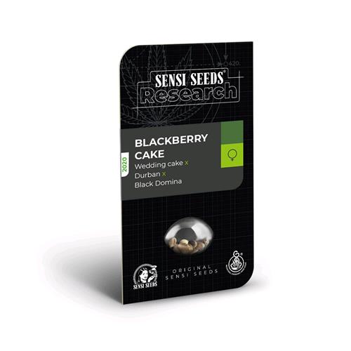 SENSI SEEDS - BLACKBERRY CAKE  FEMMINIZZATA - RESEARCH - 3 SEMI