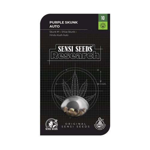SENSI SEEDS - PURPLE SKUNK AUTO - RESEARCH - 10 SEEDS