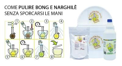 Pulire bong e narghilè senza sporcarsi le mani